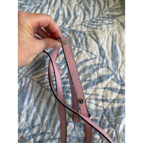 Marc Jacobs Gotham Crossbody Wallet on Strap Bag Leather  Pink Fleur, $398 - Picture 8 of 10